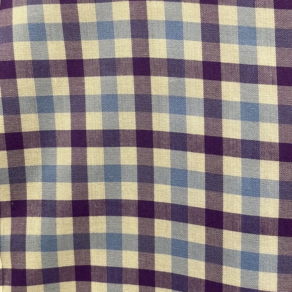 J-Crew Ludlow 2 PLY Medium L/Sleeve Slim Cut Shirt Purple/Blue/White - Picture 4 of 8